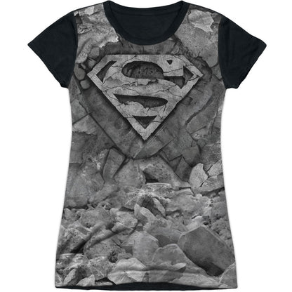 Superman Rock & Rumble Sublimation Junior Top Front