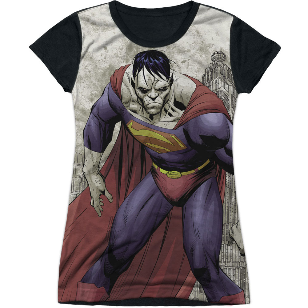 Superman Bizarro Sub Sublimation Junior Top Front