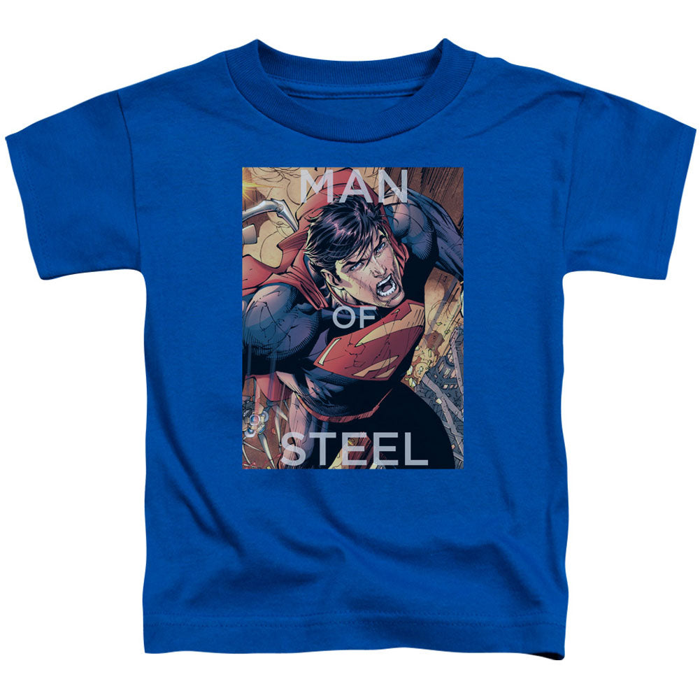 Superman Flight Of Steel Toddler Childrens T-shirt Front