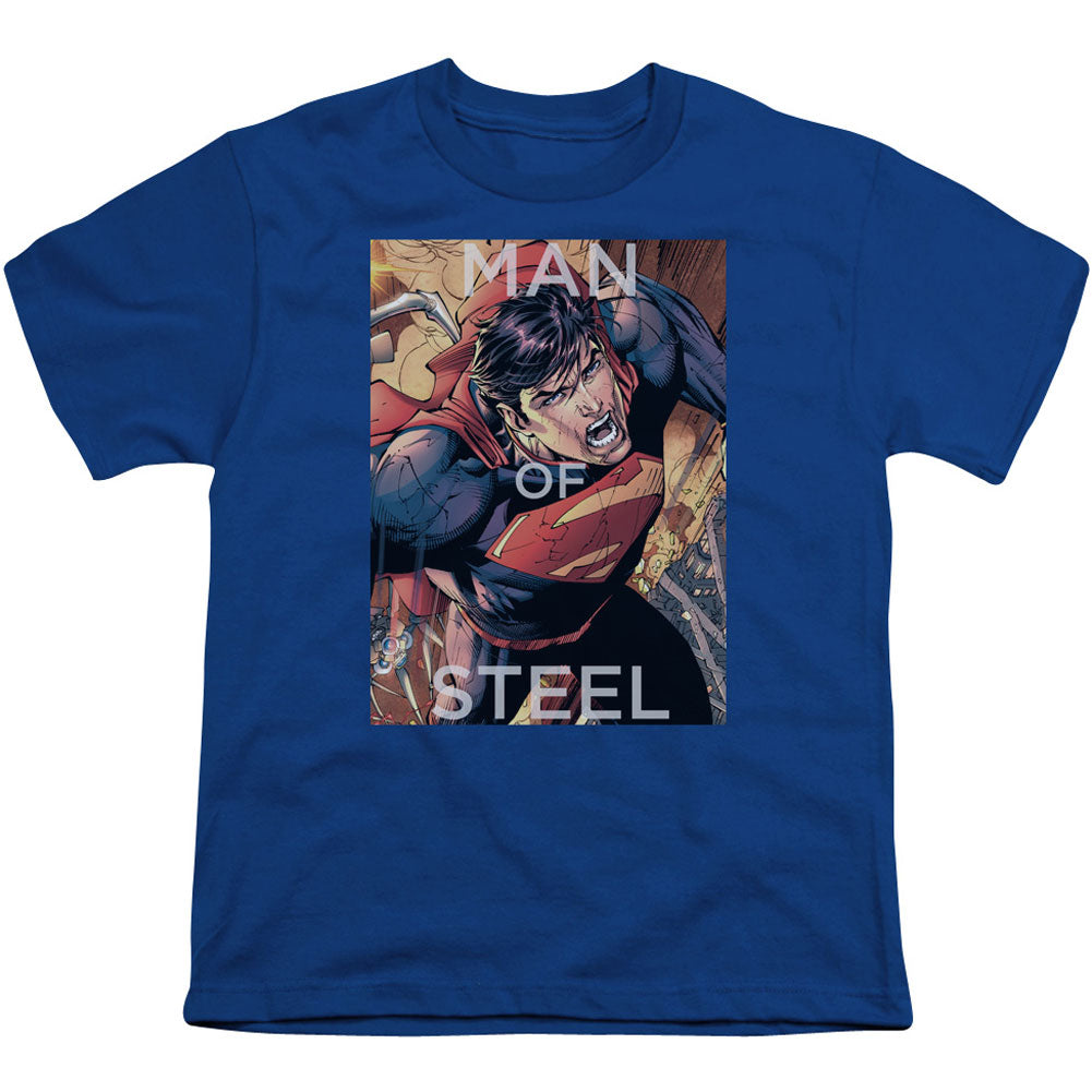 Superman Flight Of Steel Youth T-shirt Front