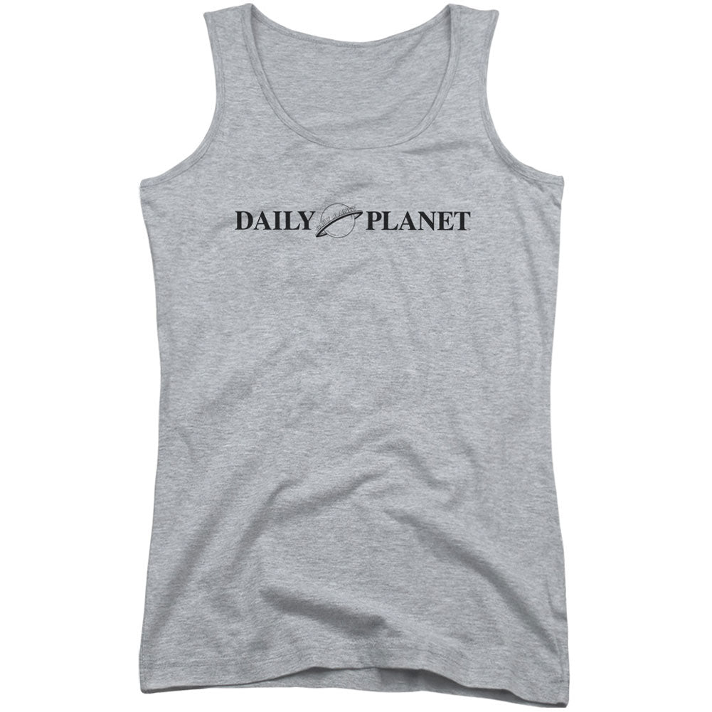 Superman Daily Planet Logo Womens Tank Front