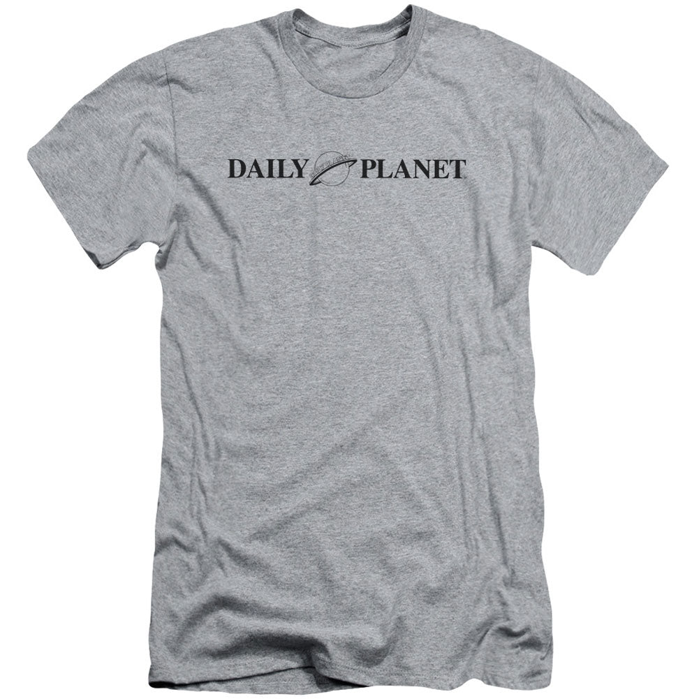 Superman Daily Planet Logo Adult Slim Fit Slim Fit T-shirt Front