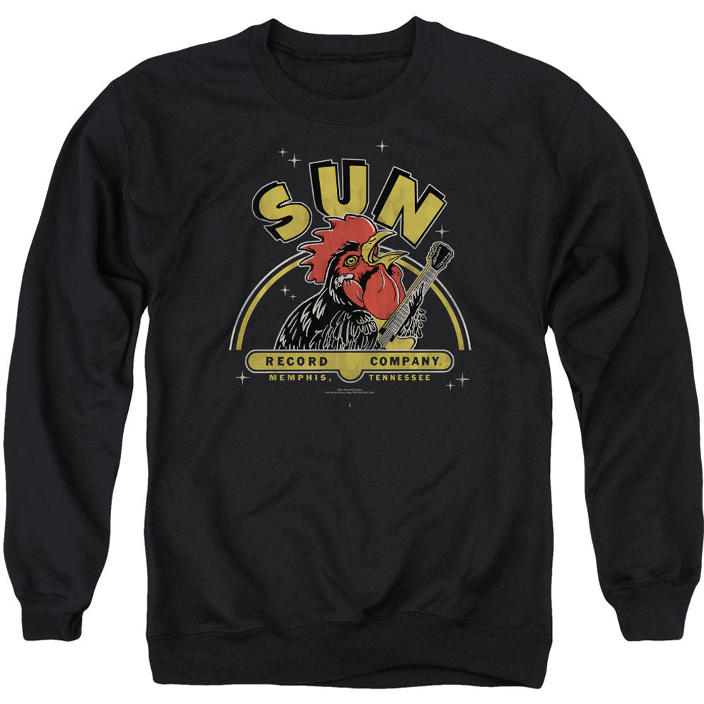 Sun Records Rocking Rooster Adult Sweatshirt Front