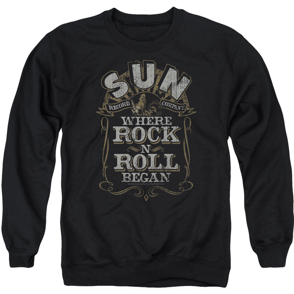 Sun Records Where Rock Began Adult Sweatshirt Front