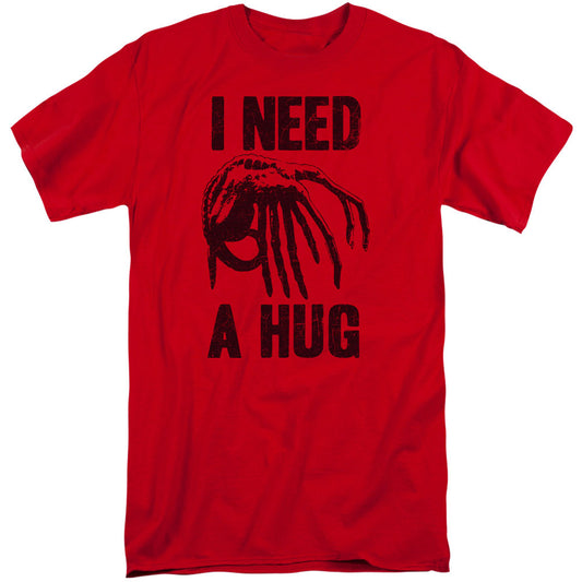 Alien Need A Hug Adult Tall T-shirt Tall Front