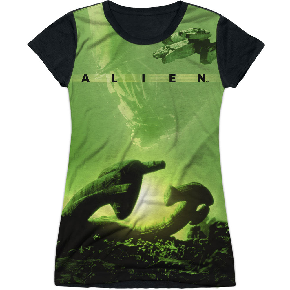 Alien Ship Sublimation Junior Top Front