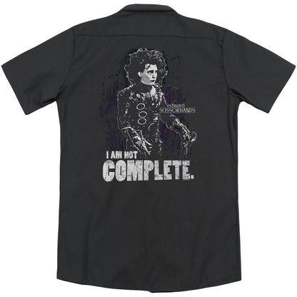 Edward Scissorhands Not Complete(Back Print) Workshirt Back