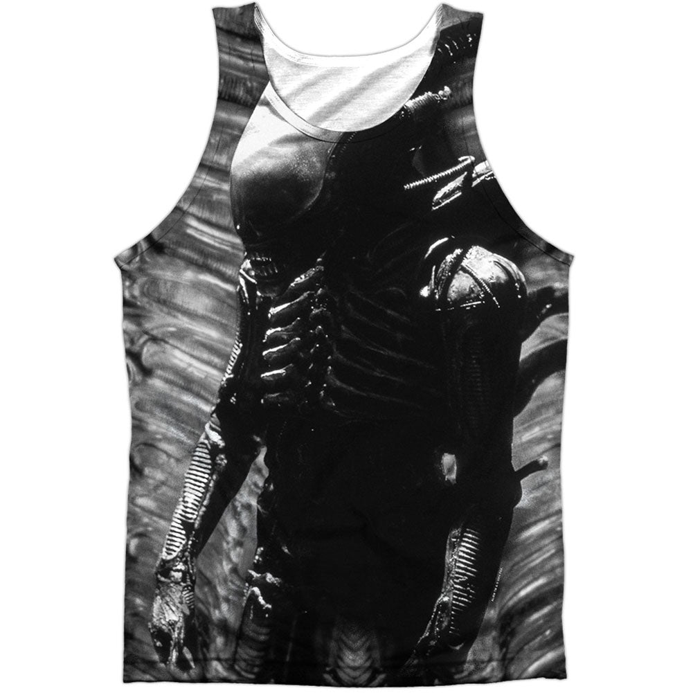 Alien Creature Feature 100% Poly Mens Tank Front