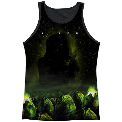Alien Ominous Black Back Mens Tank Front