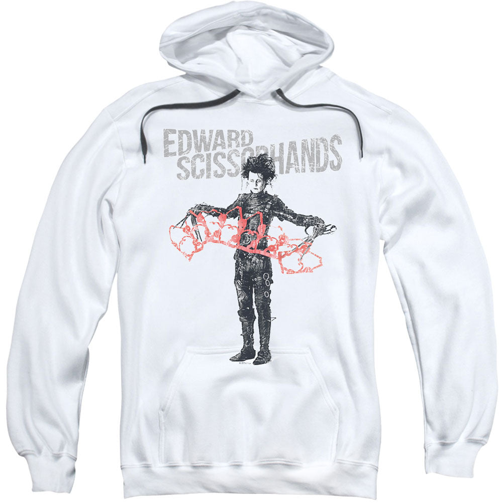 Edward Scissorhands Show & Tell Adult 25% Poly Hooded Sweatshirt Front