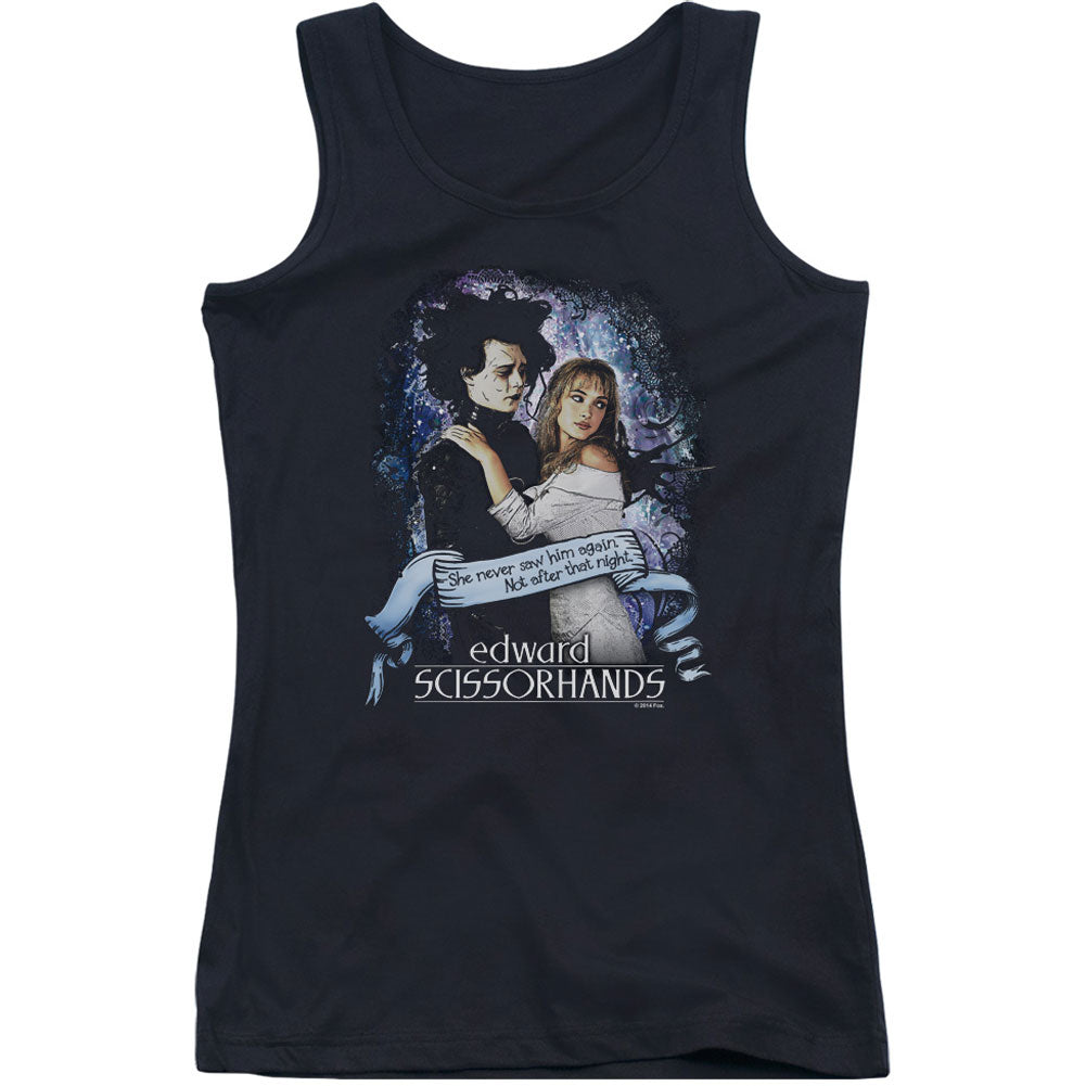Edward Scissorhands That Night Womens Tank Front