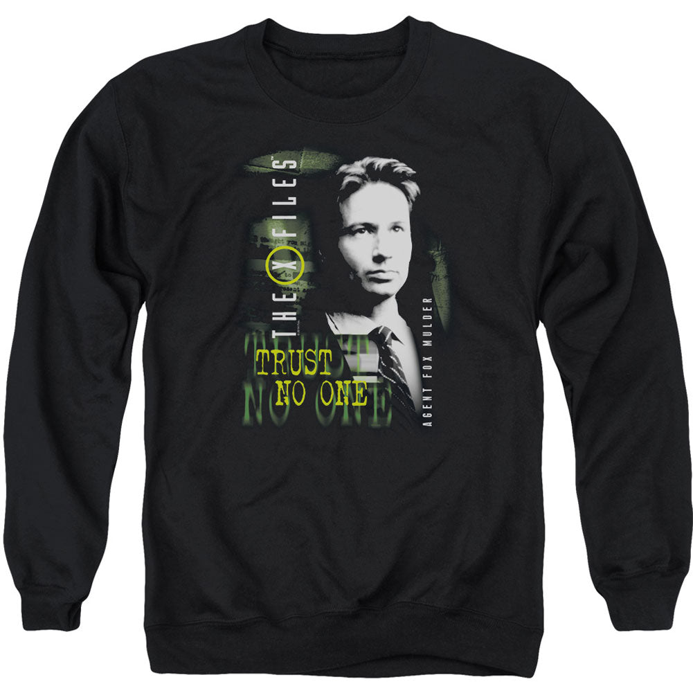 X Files Mulder Adult Sweatshirt Front