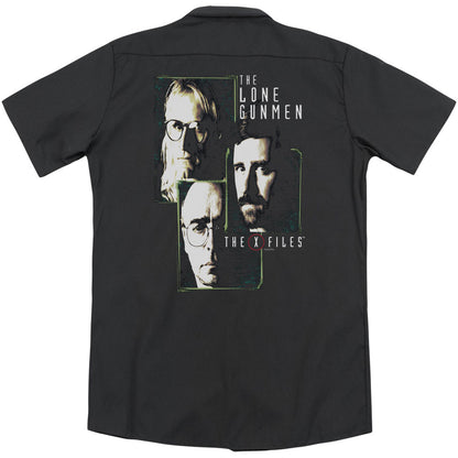 X Files Lone Gunmen(Back Print) Workshirt Back