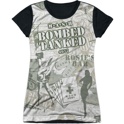Mash Bombed Tank Sublimation Junior Top Front