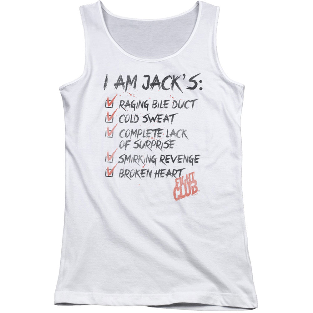 Fight Club Jack's Womens Tank Front