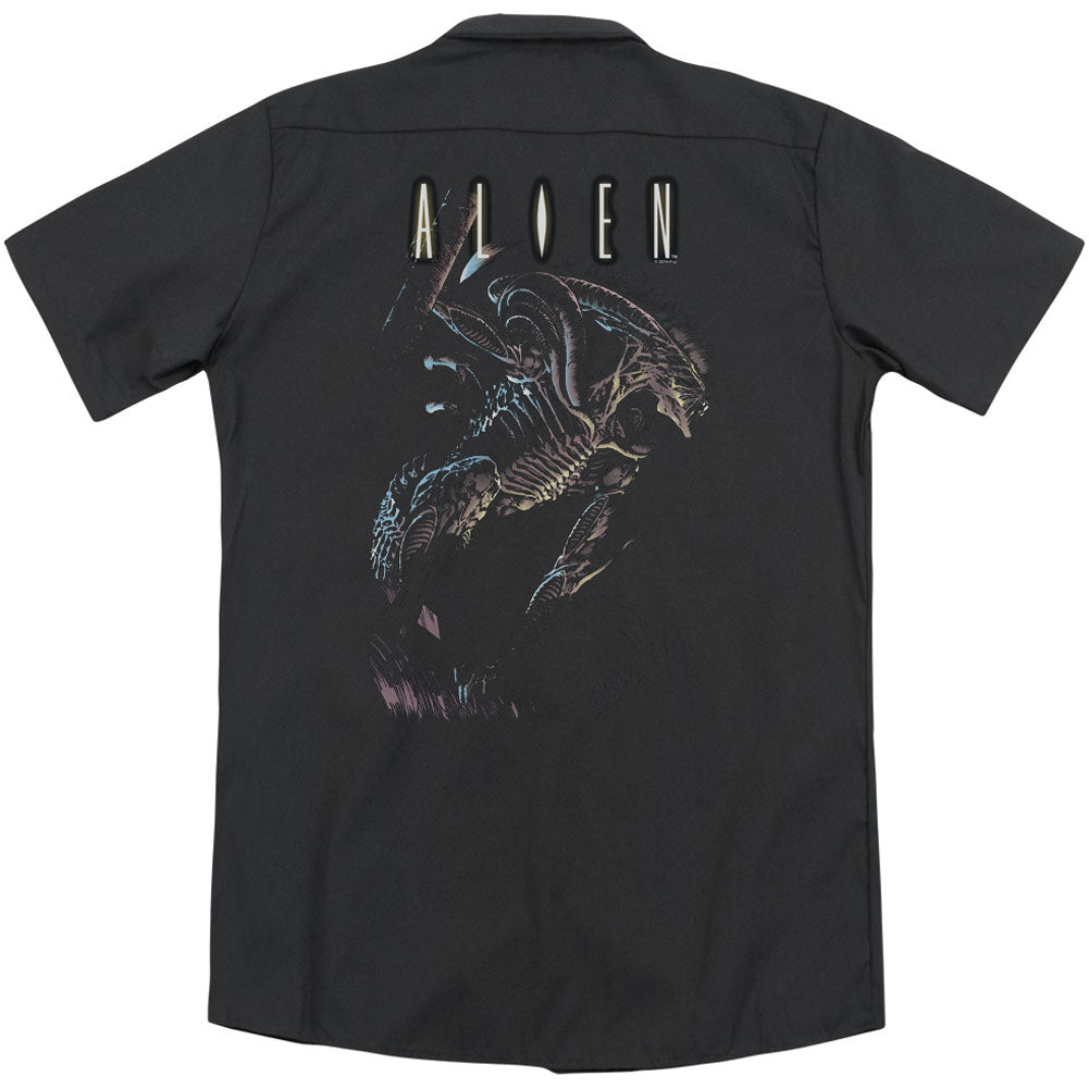 Alien Form And Void(Back Print) Workshirt Back
