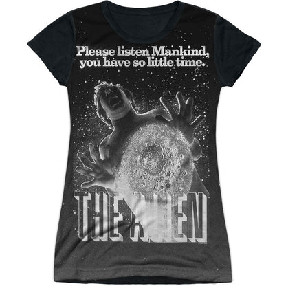 Alien Vintage Fear Sublimation Junior Top Front