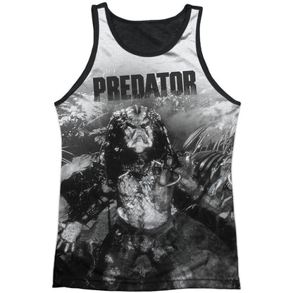 Predator In The Jungle Black Back Mens Tank
