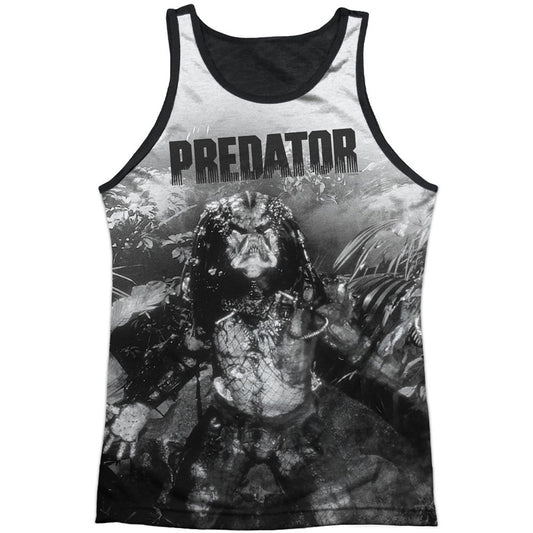 Predator In The Jungle Black Back Mens Tank