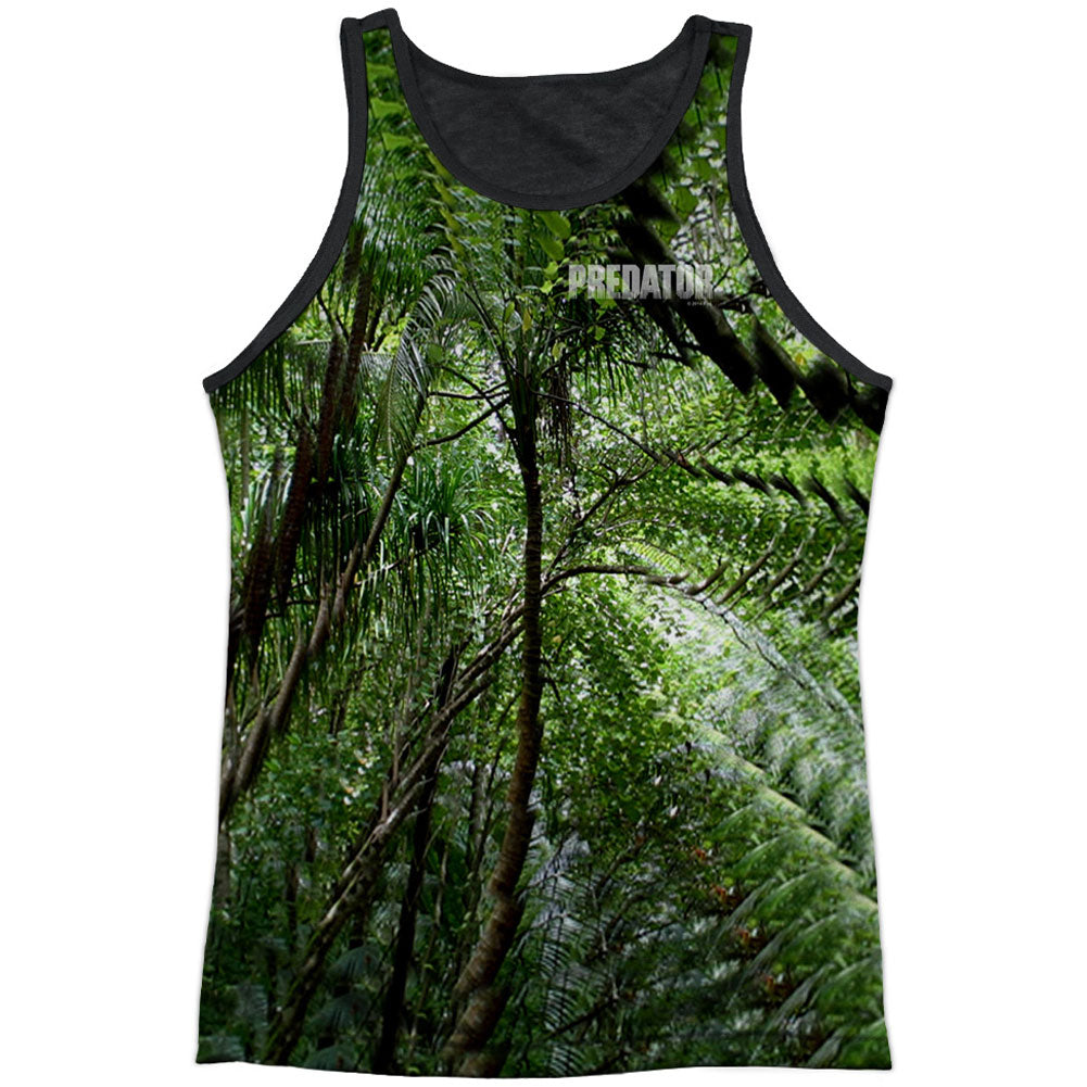 Predator Active Camo Black Back Mens Tank Front