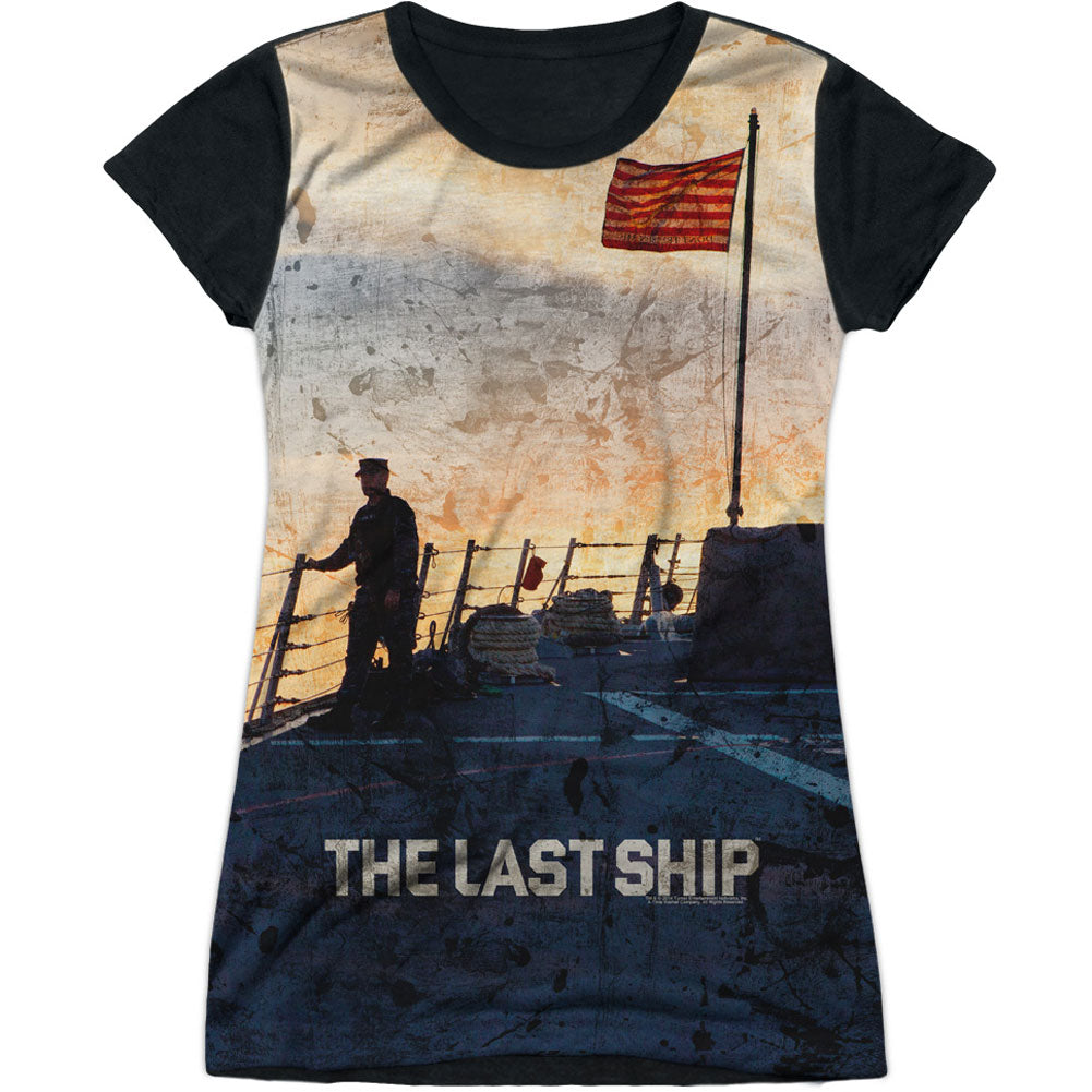 Last Ship Searching Sublimation Junior Top Front