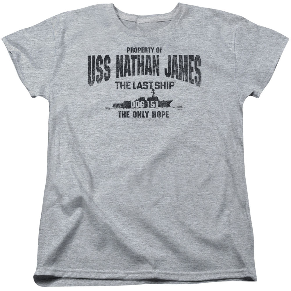 Last Ship Uss Nathan James Womens T-shirt Front