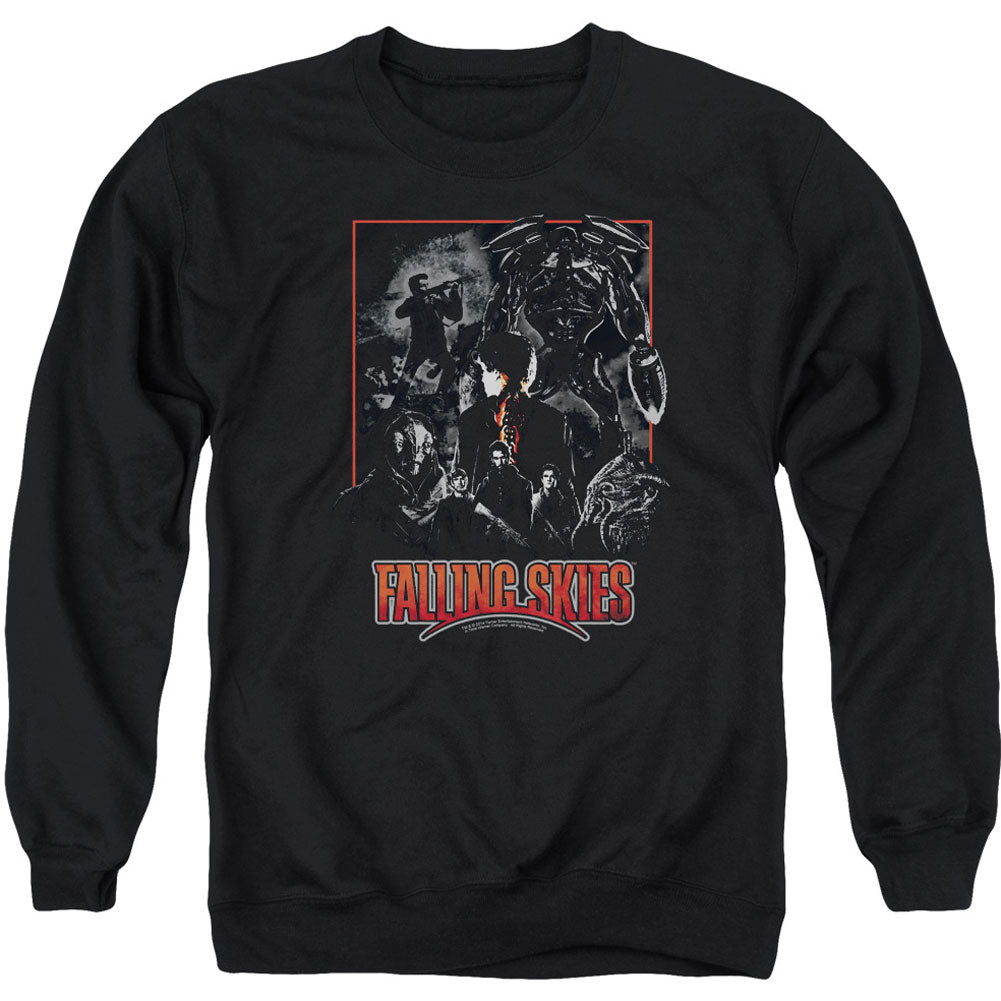 Falling Skies Collage Adult Sweatshirt Front