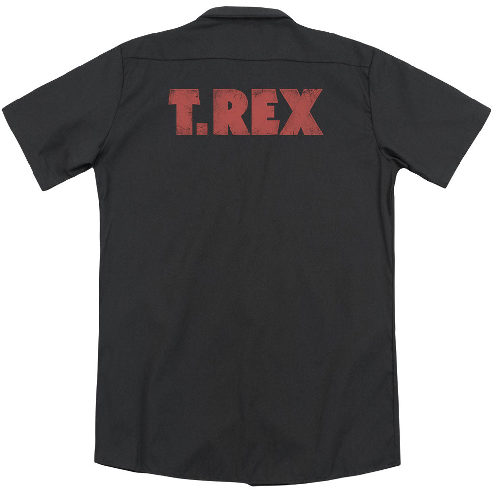 T. Rex Logo(Back Print) Work Shirt Back