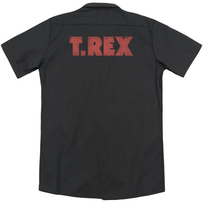 T. Rex Logo(Back Print) Work Shirt Back