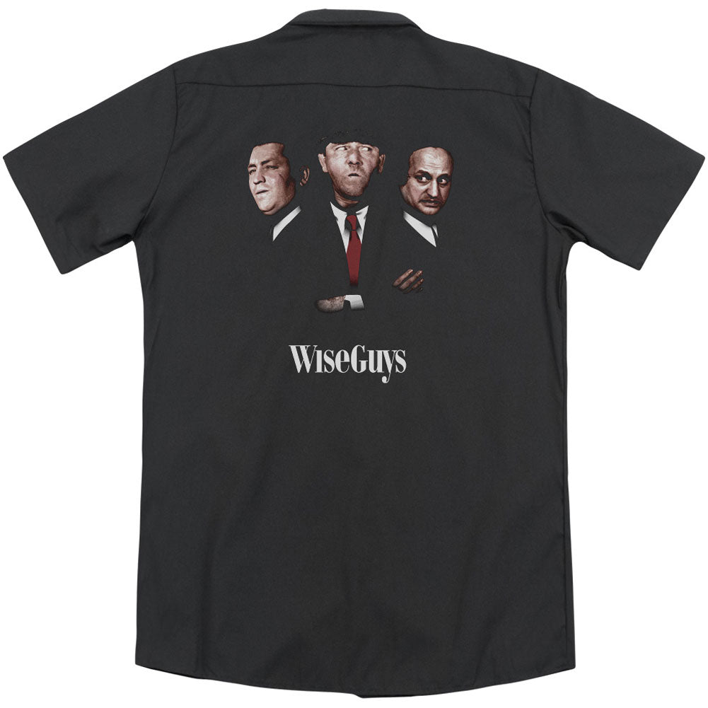 Three Stooges Wiseguys (Back Print) Workshirt Back