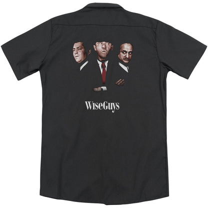 Three Stooges Wiseguys (Back Print) Workshirt Back