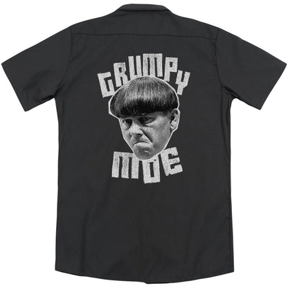 Three Stooges Grumpy Moe (Back Print) Workshirt Back