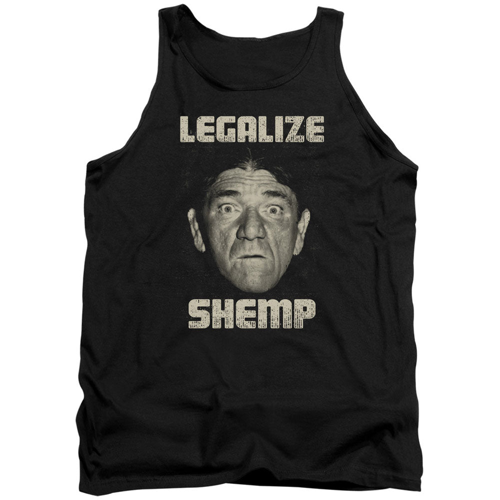 Three Stooges Legalize Shemp Mens Tank Front