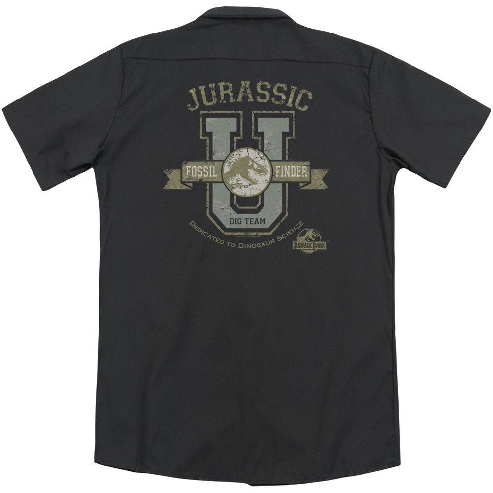 Jurassic Park Jurassic U (Back Print) Workshirt Back