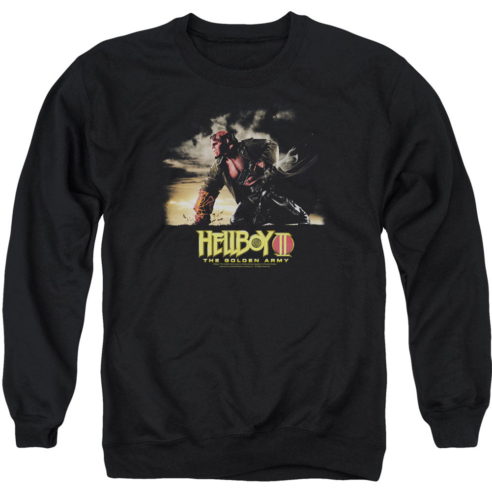 Hellboy Poster Art Adult Sweatshirt Front