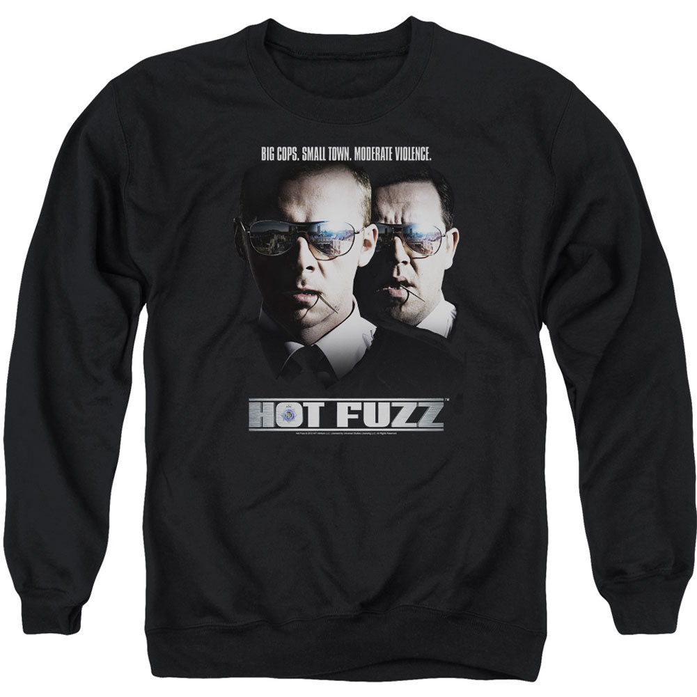 Hot Fuzz Big Cops Adult Sweatshirt Front
