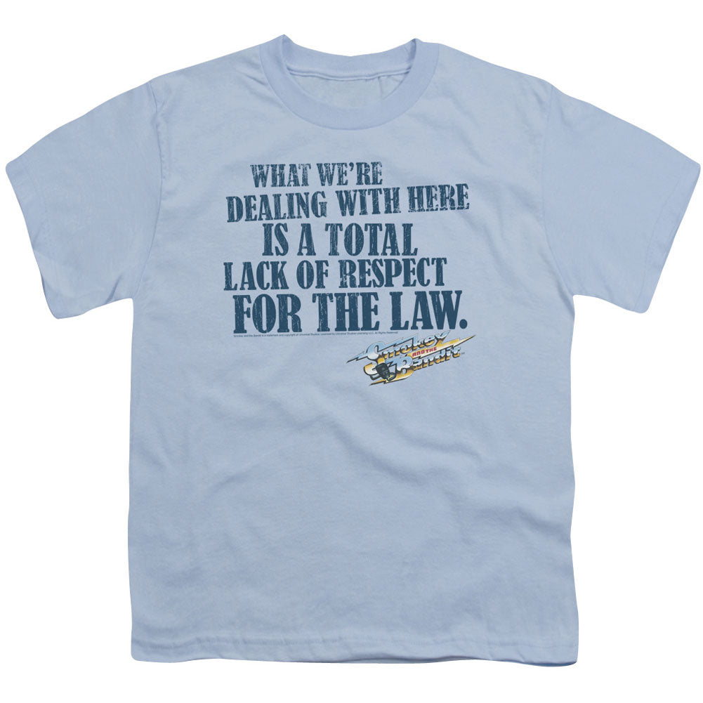 Smokey & The Bandit Lack Of Respect Youth T-shirt Front