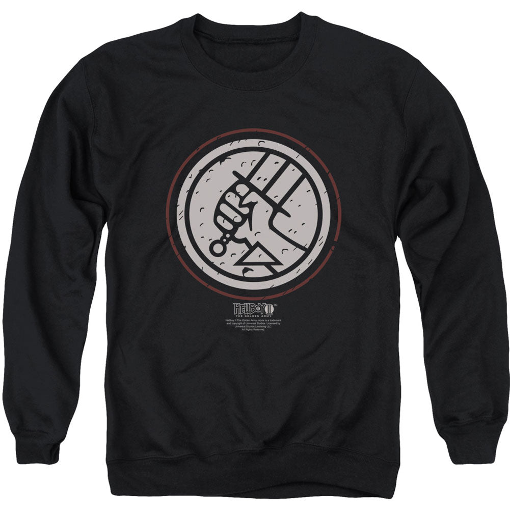 Hellboy Mignola Style Logo Adult Sweatshirt Front