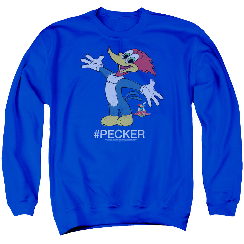 Woody Woodpecker Hashtag Woody Adult Sweatshirt Front