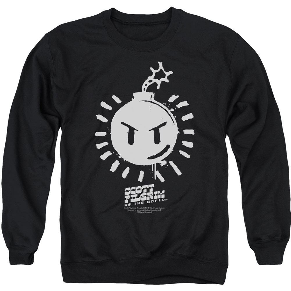 Scott Pilgrim Sex Bob Omb Logo Adult Sweatshirt Front