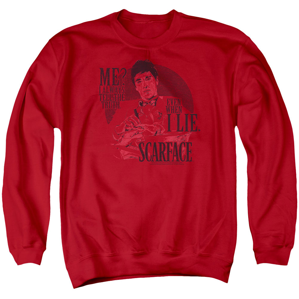 Scarface Truth Adult Sweatshirt Front