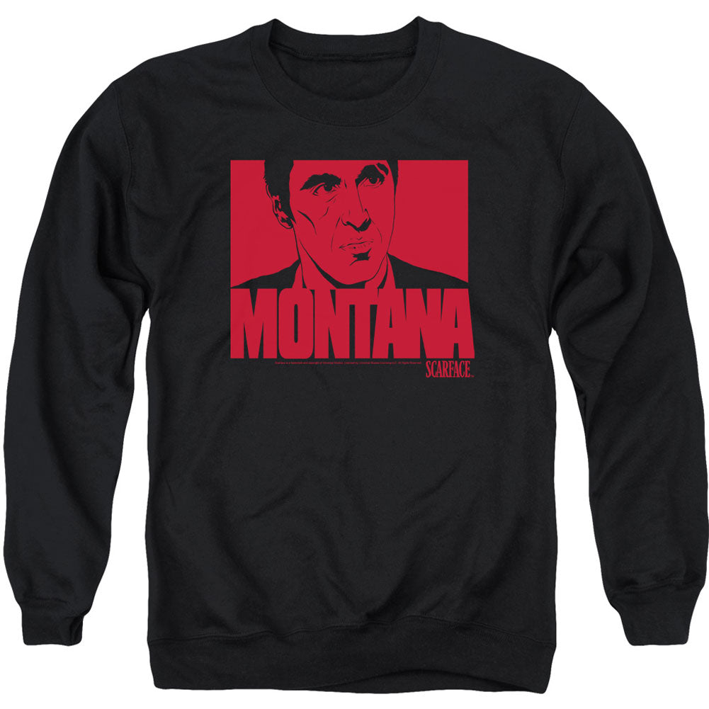 Scarface Montana Face Adult Sweatshirt Front