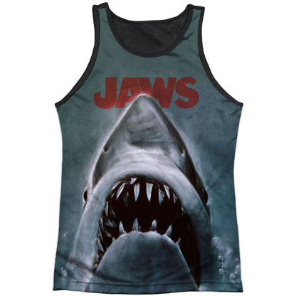 Jaws Poster Black Back Mens Tank