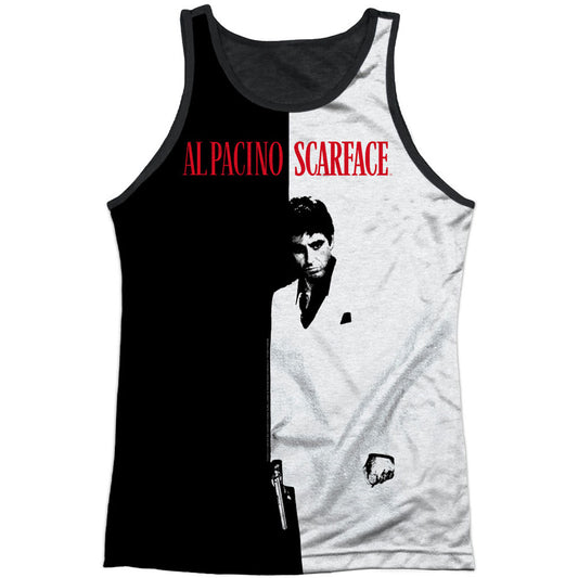 Scarface Big Poster Black Back Mens Tank