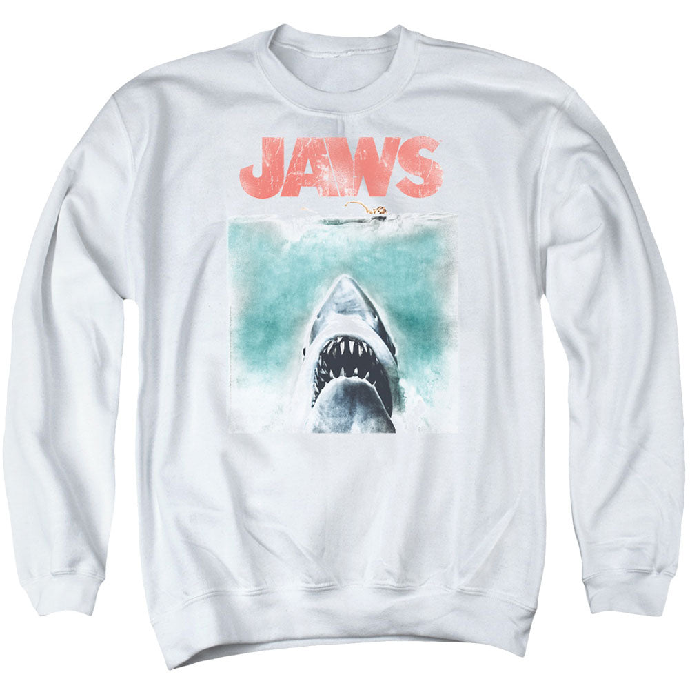Jaws Vintage Poster Adult Sweatshirt Front