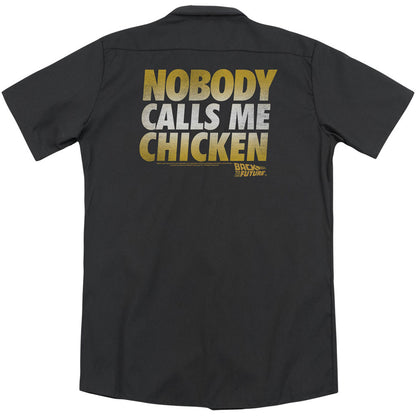 Back To The Future Chicken (Back Print) Workshirt Back