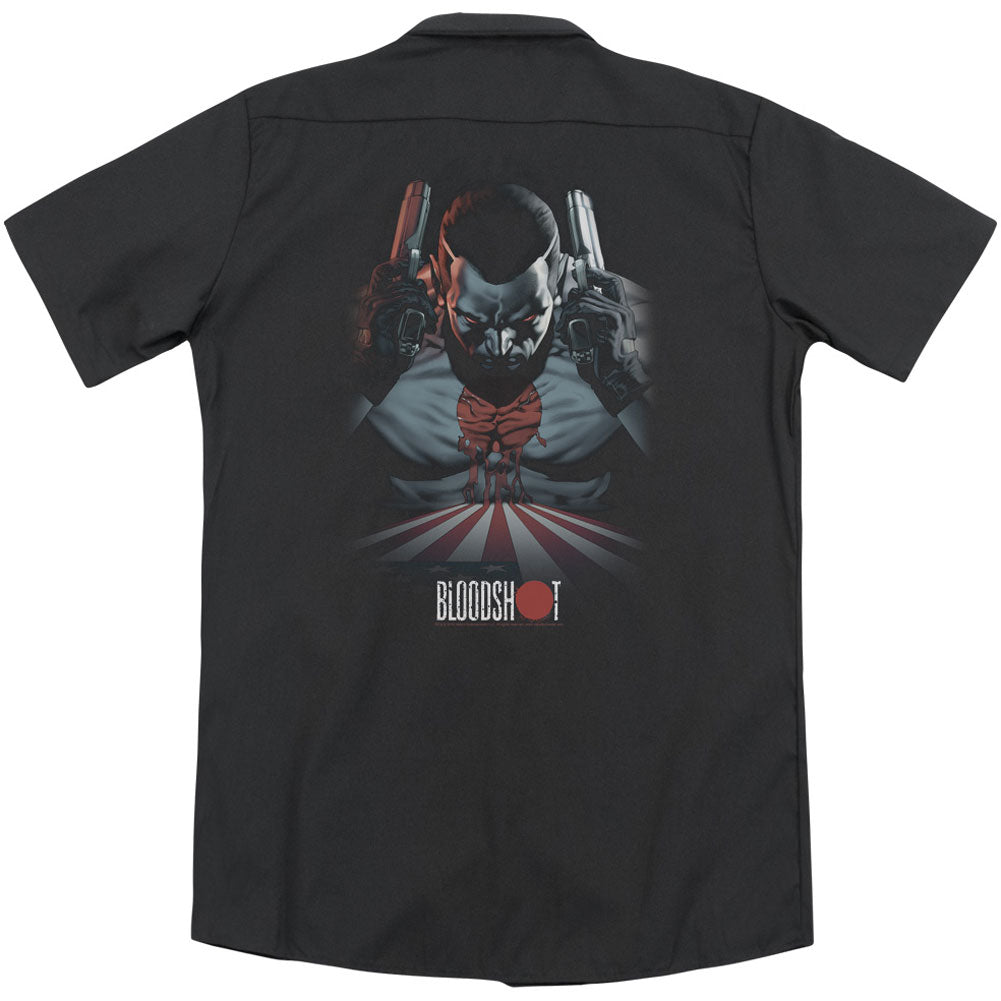 Bloodshot Blood Lines(Back Print) Workshirt Back