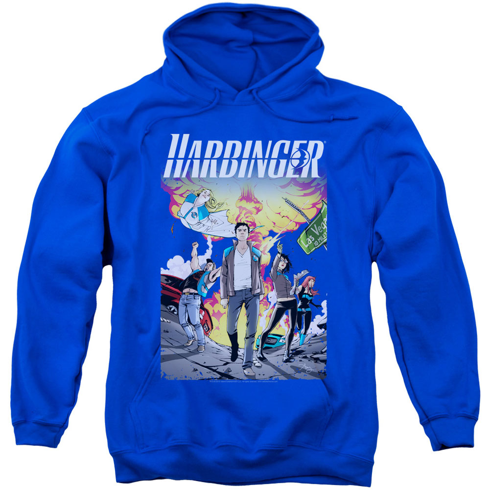 Harbinger Foot Forward Adult 25% Poly Hooded Sweatshirt Front