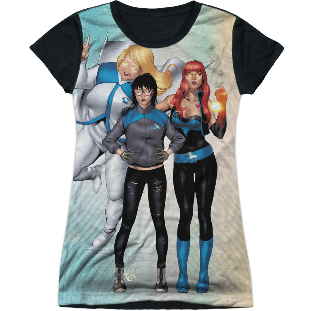 Harbinger Gals Sub Sublimation Junior Top Front
