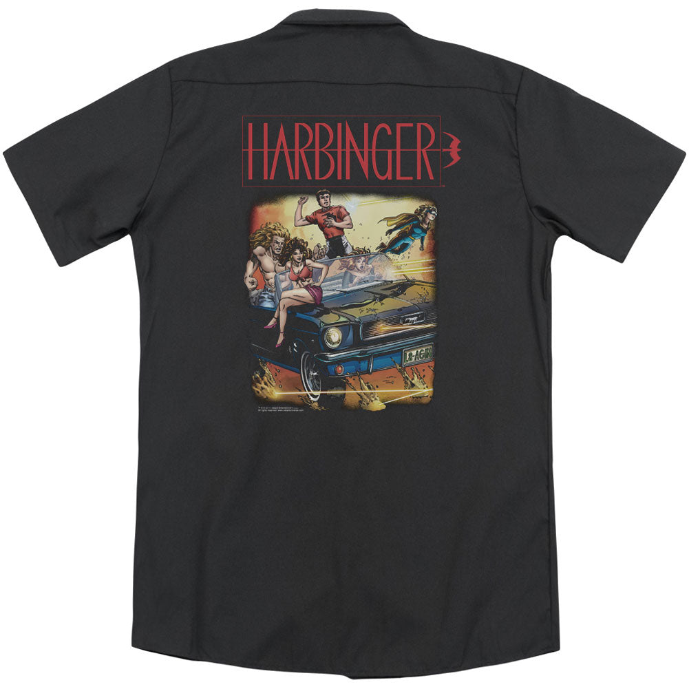 Vintage Harbinger(Back Print) Workshirt Back